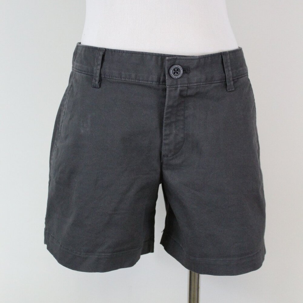 Eddie Bauer Legend Wash Boyfriend Shorts Petite 4 Mid Rise Stretch Hiking Travel